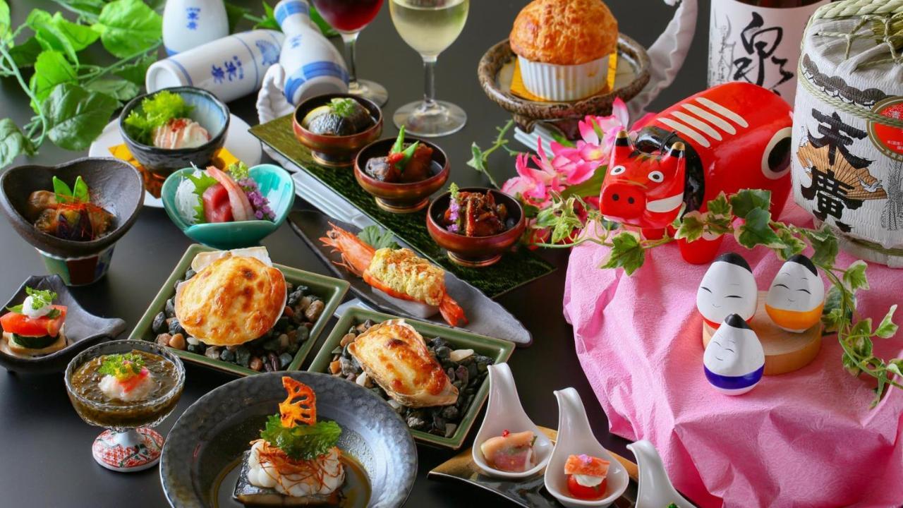 מלון Ooedo Onsen Monogatari Aizu מראה חיצוני תמונה